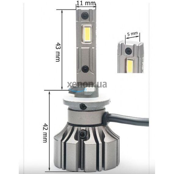 Prime-X Fog H27 45W 5000K комплект 2 шт, зображення 5