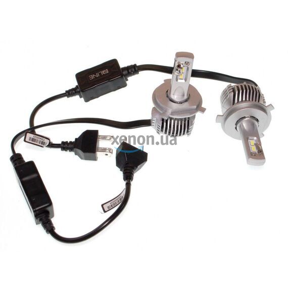 QLine Hight V H4 H/L 40W 6000K комплект 2 шт, зображення 3