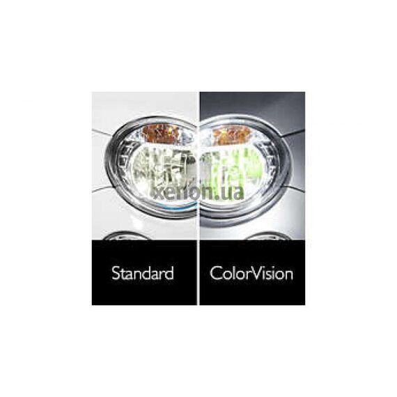 Лампа галогенная Philips H4 ColorVision Green, 3350K, 2шт/блистер 12342CVPGS2 , изображение 2