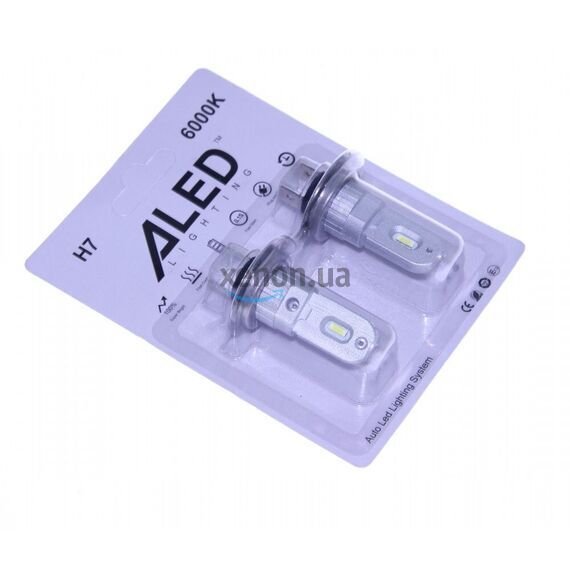 Лампы светодиодные ALed H7 6000K 12W H7A01 (2шт) , изображение 2