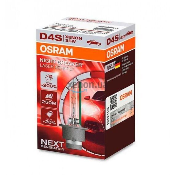 Ксеноновая лампа Osram D4S 66440XNL Night Breaker Laser +200% , изображение 2