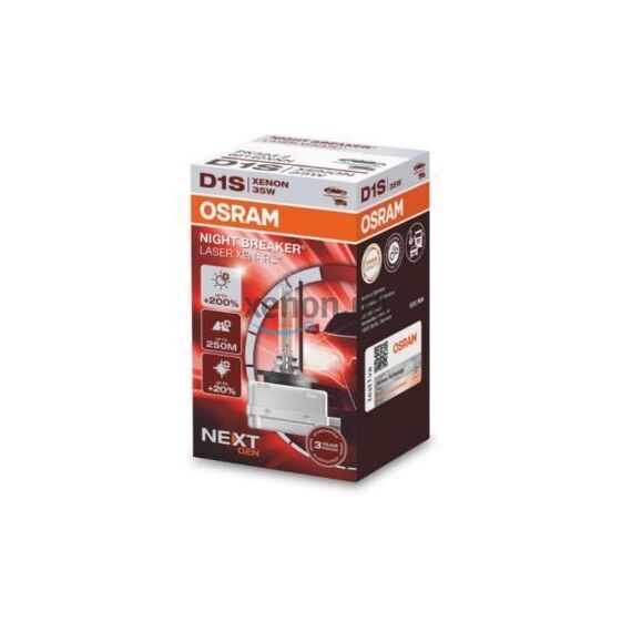 Лампа ксеноновая Osram D1S 66140XNN Night Breaker Laser +200% , изображение 3