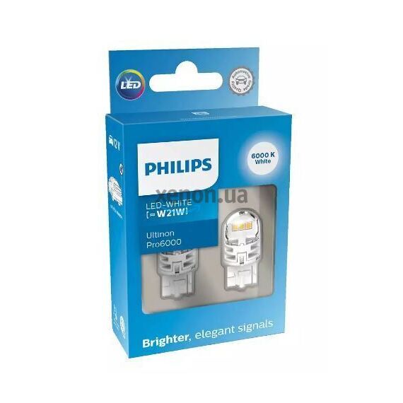 Philips 11065CU60X2 W21W LED Ultinon Pro6000 