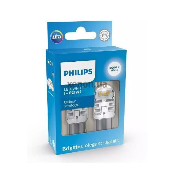 Philips Ultinon Pro6000 P21W 11498CU60X2 LED White 