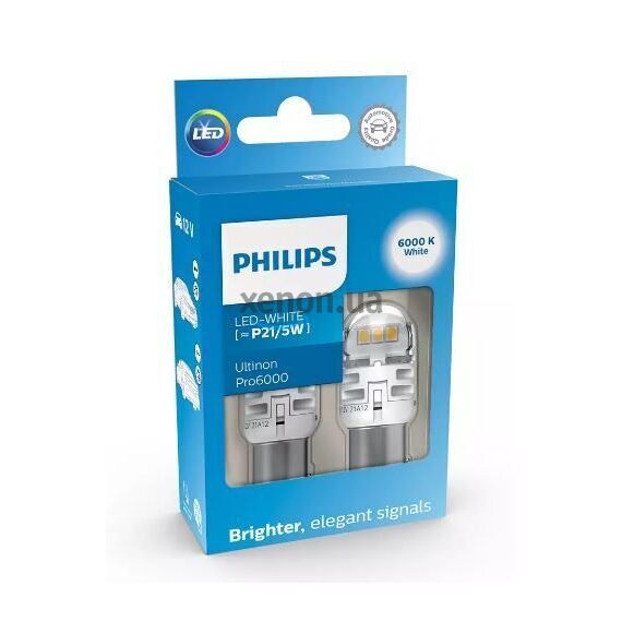 Philips Ultinon Pro6000 P21/5W 11499CU60X2 LED White