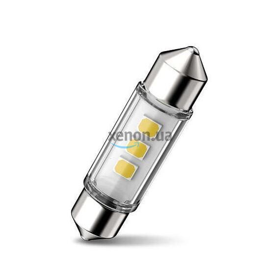 Philips Ultinon Pro6000 C5W 11854WU60X1 white 4000K блистер комплект 1 шт , изображение 2