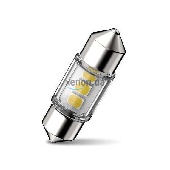 Philips Ultinon Pro6000 C5W 11860WU60X1 White 4000K блістер комплект 1 шт, зображення 2 Philips Ultinon Pro6000 C5W 11860WU60X1 White 4000K блістер комплект 1 шт, зображення 2