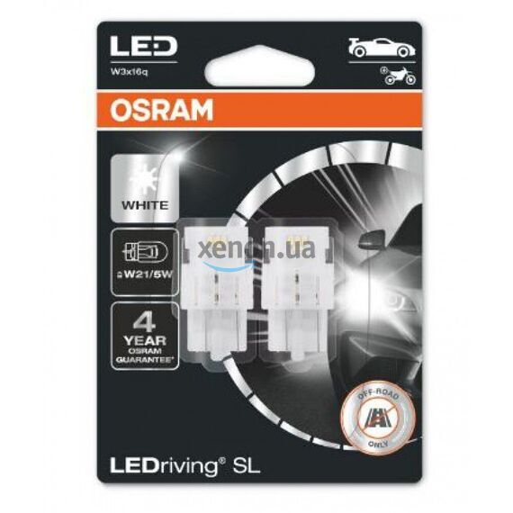 Osram LEDriving 7515DWP-02B W21/5W 6000K комплект 2 шт