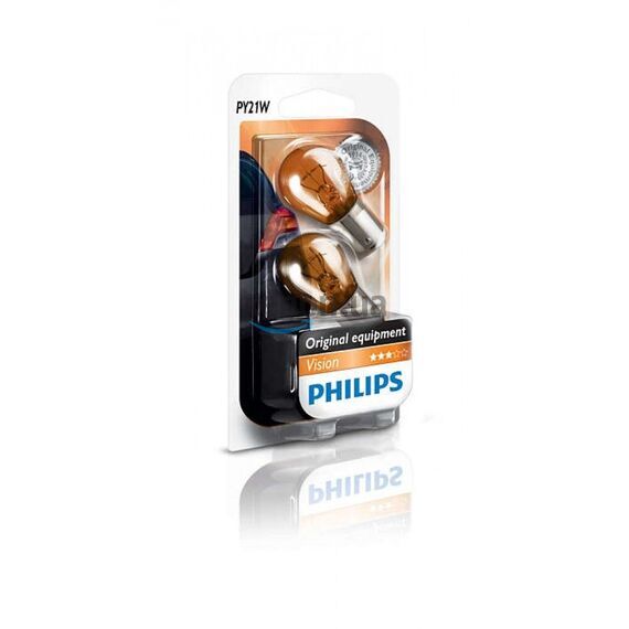 Philips PY21W 12496NAB2 лампа розжарювання блістер комплект 2 шт