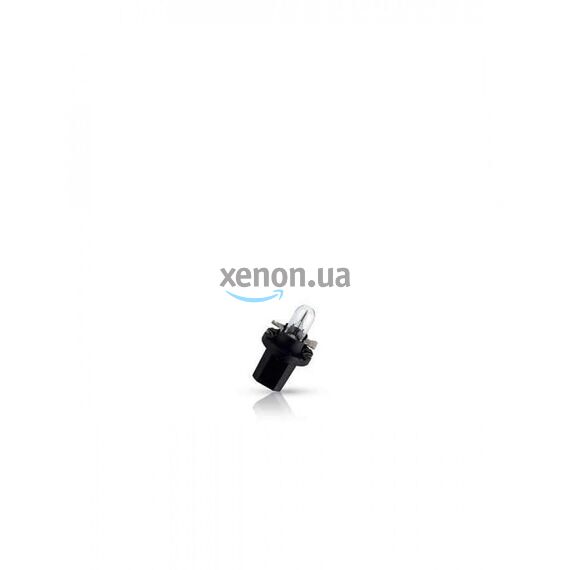 Philips BAX8.5d/2 12598CP Black лампа розжарювання картон комплект 10 шт, зображення 2 Philips BAX8.5d/2 12598CP Black лампа розжарювання картон комплект 10 шт, зображення 2