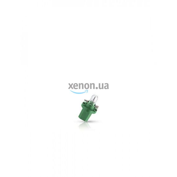 Philips BAX8.5d/2 12600CP Green 2W лампа накаливания картон комплект 10 шт , изображение 2