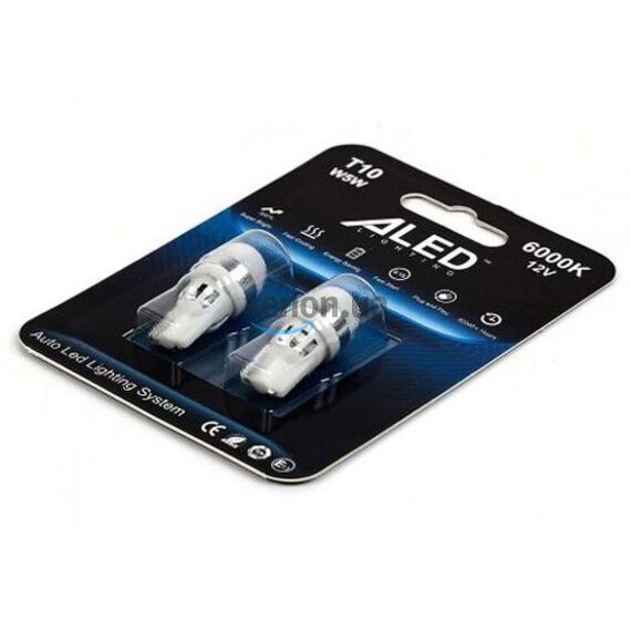 ALed W5W T10 white блистер комплект 2 шт , изображение 3