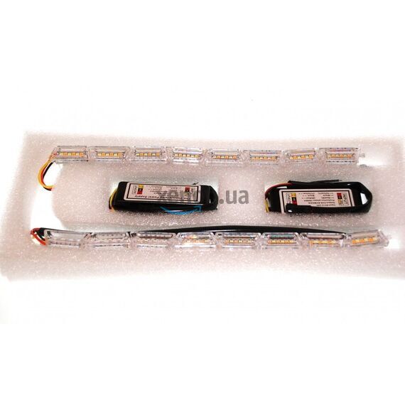 Светодиодная (LED) лента Running Crystall Желтый-Белый 16 сегментов v3 , изображение 2