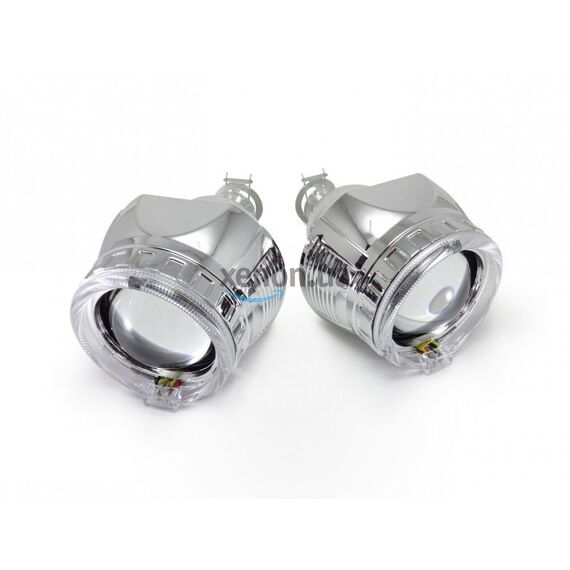 Линзы биксеноновые Infolight Ultimate LED (тип 3) с ангельскими глазками (2шт) , изображение 3