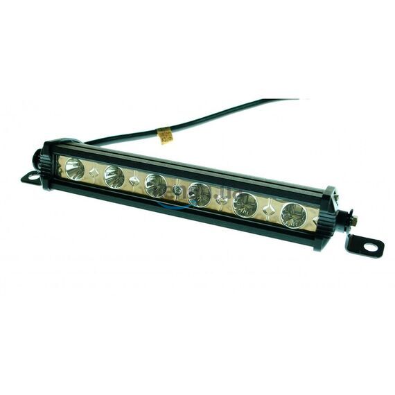 Светодиодная фара ближнего света AllLight E-18W однорядная 6chip OSRAM 3535 9-30V , изображение 2