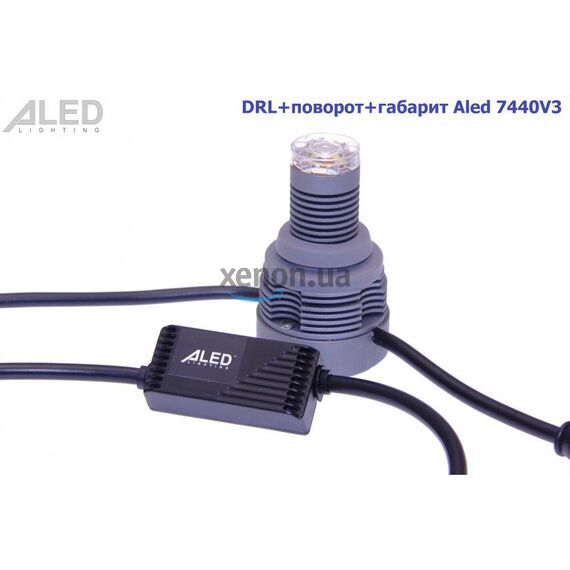 Лампа DRL+поворот+габарит Aled 7440 (W21W) 7440V3 , изображение 3