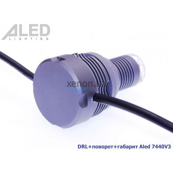 Лампа DRL+поворот+габарит Aled 7440 (W21W) 7440V3 , изображение 6