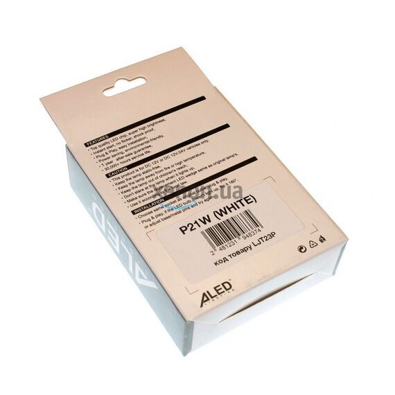 ALed Canbus P21W/1156 14W white лампа заднего хода комплект 2 шт , изображение 5
