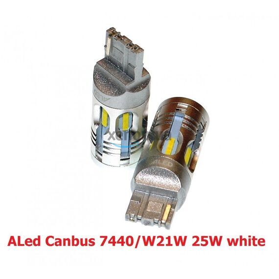 ALed Canbus 7440 W21W white 25W лампа заднего хода комплект 2шт , изображение 2