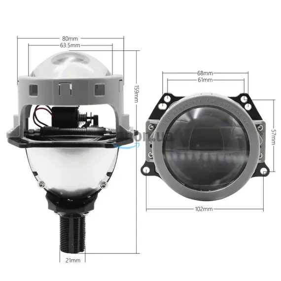 KAIXEN BI-LED линзы ENEG BY AOZOOM A3 MAX 5500K (35W/40W) под гайку , изображение 3