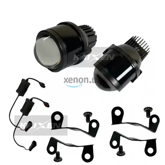 KAIXEN противотуманные линзы-LED CREE (2.5") (универсальные) 5500K 26.5W , изображение 2