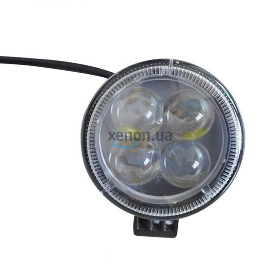 Светодиодная фара дальнего света AllLight JR-4-12W 4chip EPISTAR 9-30V , изображение 3