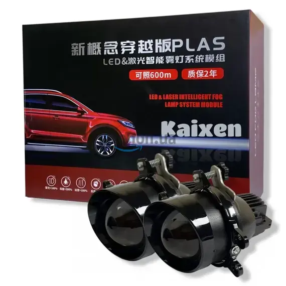 KAIXEN светодиодные ПТФ линзы BI-LED CREEдля TOYOTA (BLACK) 5500K 26.5W 