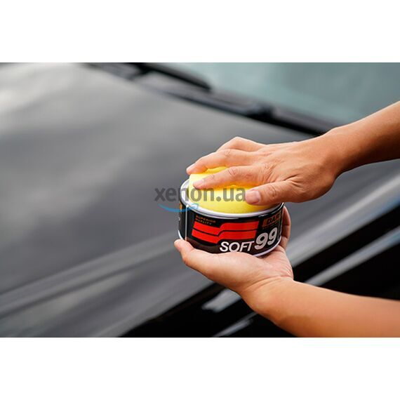 SOFT99 Dark & Black Wax базовый воск для темных автомобилей 300 г , изображение 5
