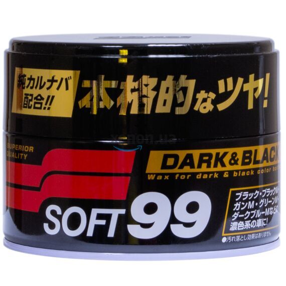 SOFT99 Dark & Black Wax базовый воск для темных автомобилей 300 г , изображение 4