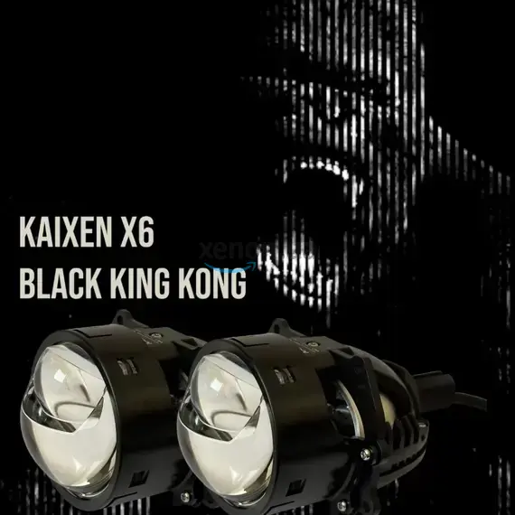 KAIXEN BI-LED X6 BLACK KING KONG 45W/55W/20W 5100K под гайку , изображение 2