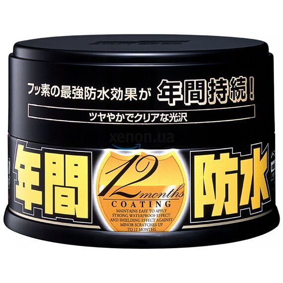 SOFT99 Fusso Coat 12 Months Protection Black долговременный воск для темных автомобилей 200 г , изображение 6