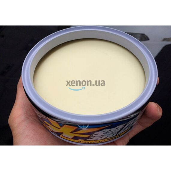 SOFT99 Scratch Clear Wax Mirror Finish Silver воск антицарапин для светлых автомобилей 200 г , изображение 4