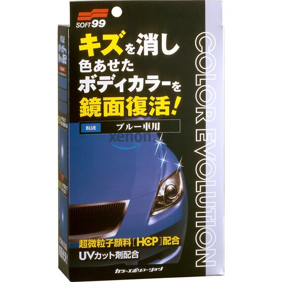 SOFT99 Color Evolution Blue цвето обогащающая полироль для синих автомобилей, Цвет: Синий 