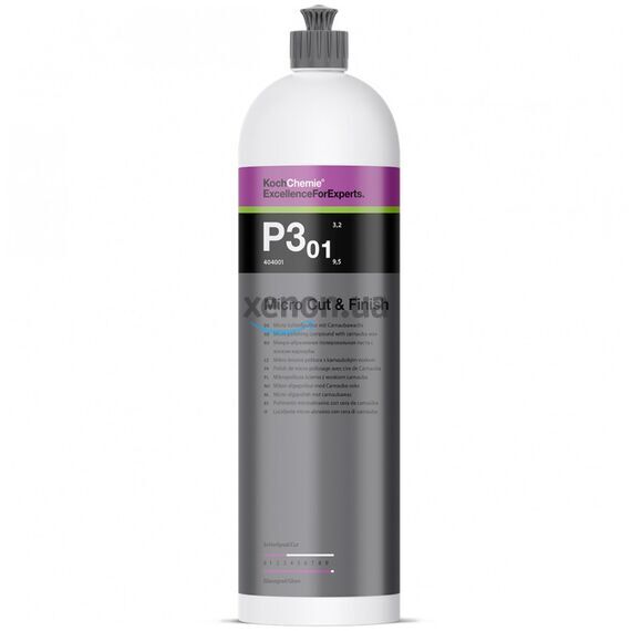 Koch Chemie Micro Cut & Finish P3.01 микрошлифовальная паста с воском карнаубы 1 л, Объем: 1 л 