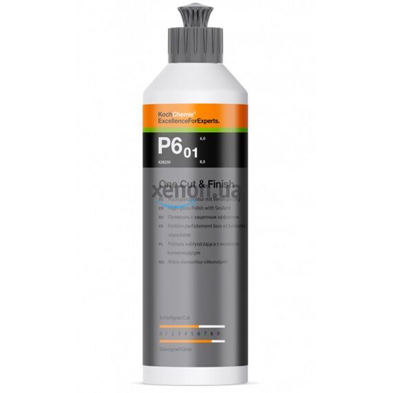 Koch Chemie One Cut & Finish P6.01 паста для полировки, средней абразивности 250 мл, Объем: 250 мл 