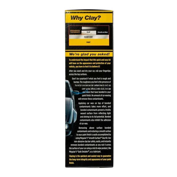 Meguiars Smooth Surface Clay kit набор для максимальной очистки кузова, Цвет: Белый, Объем: 3 х 60 г , изображение 3