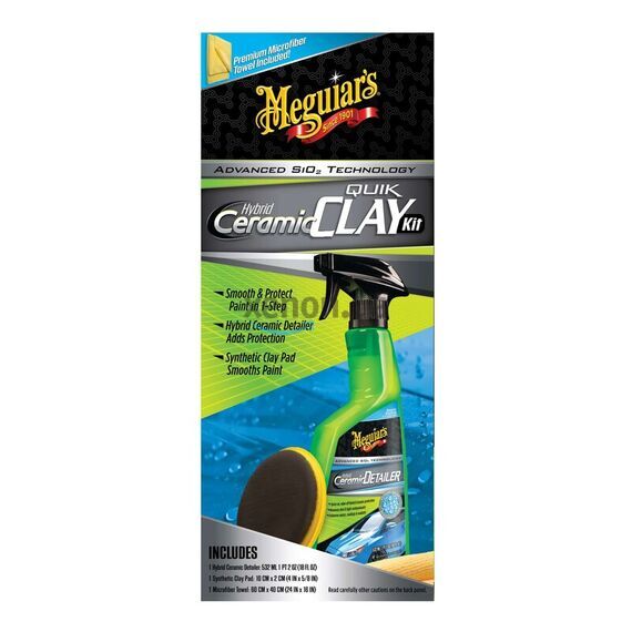 Meguiars Hybrid Ceramic Quik Clay Kit набор для очистки кузова с эффектом керамики , изображение 2