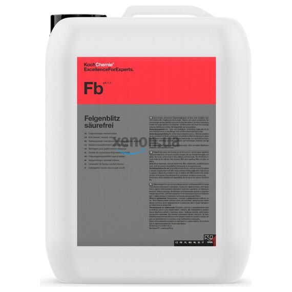 Koch Chemie Fu Felgenblitz очиститель дисков универсальный 33 кг, Объем: 33 кг 