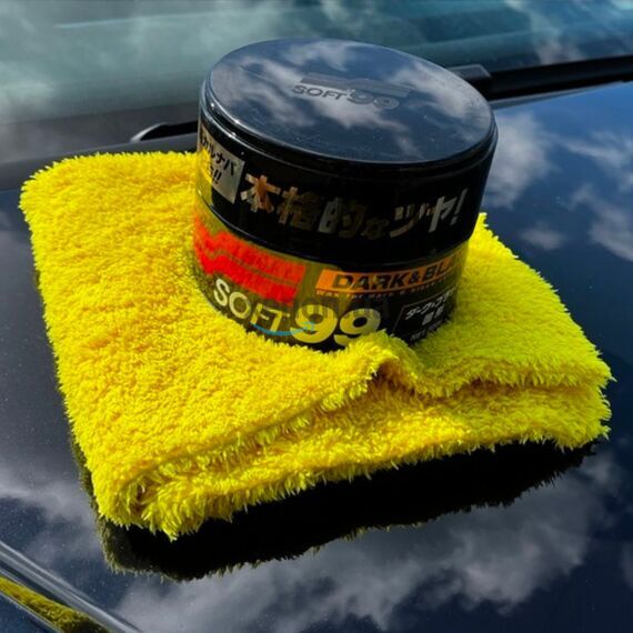 SOFT99 Dark & Black Wax базовый воск для темных автомобилей 300 г , изображение 10
