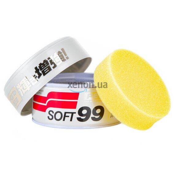 SOFT99 Pearl & Metallic Soft Wax очищающий воск для светлых автомобилей 320 г , изображение 2