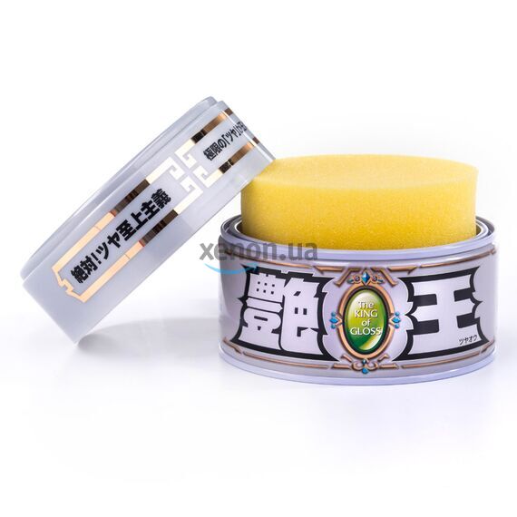 SOFT99 The King of Gloss White воск для белых автомобилей 200 г , изображение 2