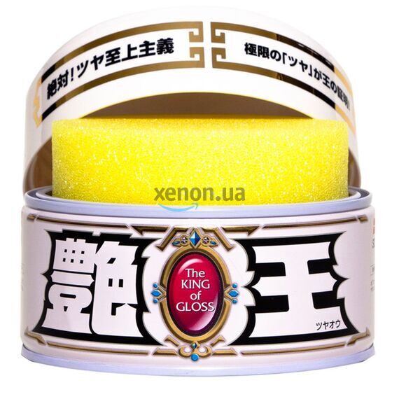 SOFT99 The King of Gloss White воск для белых автомобилей 200 г , изображение 4