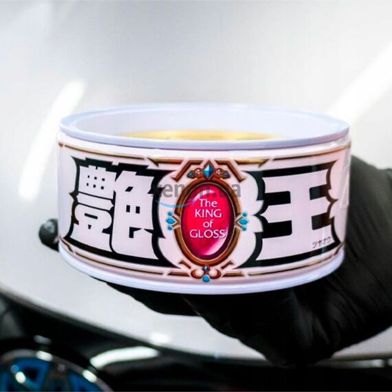 SOFT99 The King of Gloss White воск для белых автомобилей 200 г , изображение 5