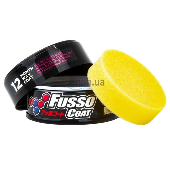 SOFT99 Fusso Coat 12 Months Protection Black долговременный воск для темных автомобилей 200 г , изображение 2