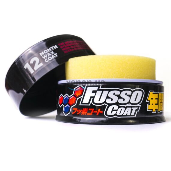 SOFT99 Fusso Coat 12 Months Protection Black долговременный воск для темных автомобилей 200 г , изображение 4