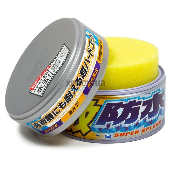 SOFT99 Water Block Wax Pearl and Metallic водоотталкивающий воск для светлых автомобилей 300 мл , изображение 3