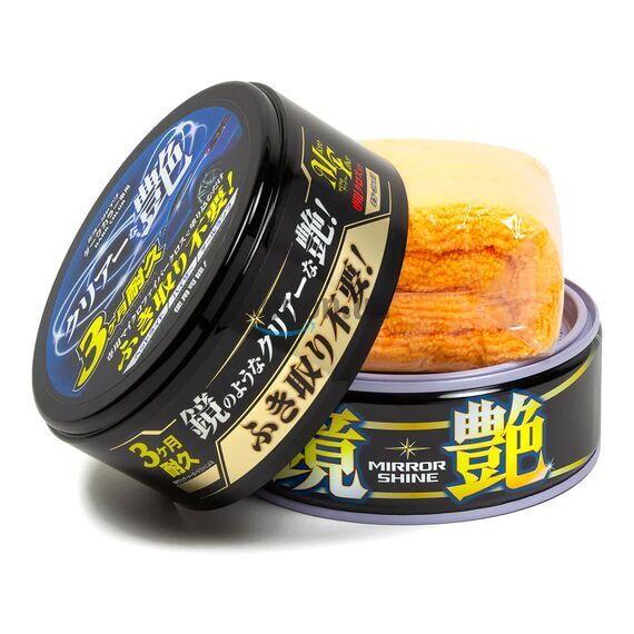 SOFT99 Fusso Coat Mirror Shine for Dark воск зеркальный блеск для темных автомобилей 200 г , изображение 2