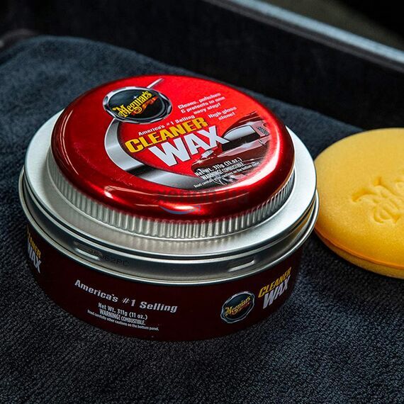 Meguiars Cleaner Wax Paste очищающий твердый воск 311 г , изображение 4