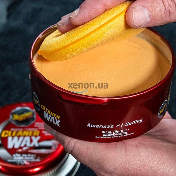 Meguiars Cleaner Wax Paste очищающий твердый воск 311 г , изображение 5