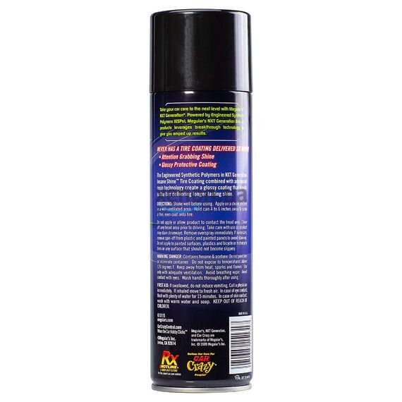 Meguiars NXT Generation Insane Shine Tire Coating спрей для чернения шин 425 г , изображение 2